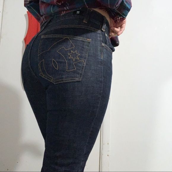 DC shoe straight fit dark blue capris Sz29 - Picture 1 of 7